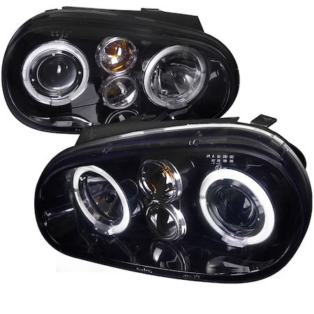 Spec-D Tuning 99-03 Volkswagen Golf Projector Headlight LHP-GLF99G-TM